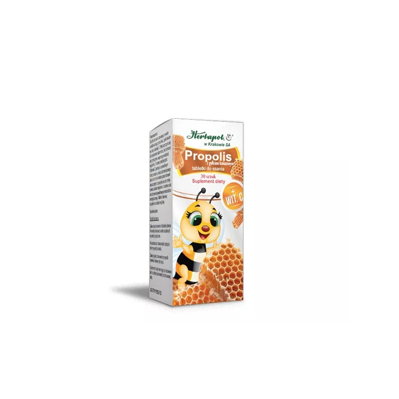 Herbapol Propolis z Pyłkiem Kwiatowym 30 tabletek
