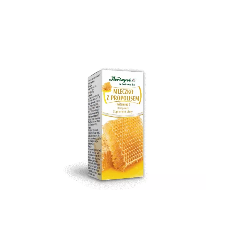 Herbapol Mleczko z Propolisem i Vit C 30 kaps Herbapol Mleczko z Propolisem i Vit C 30 kaps