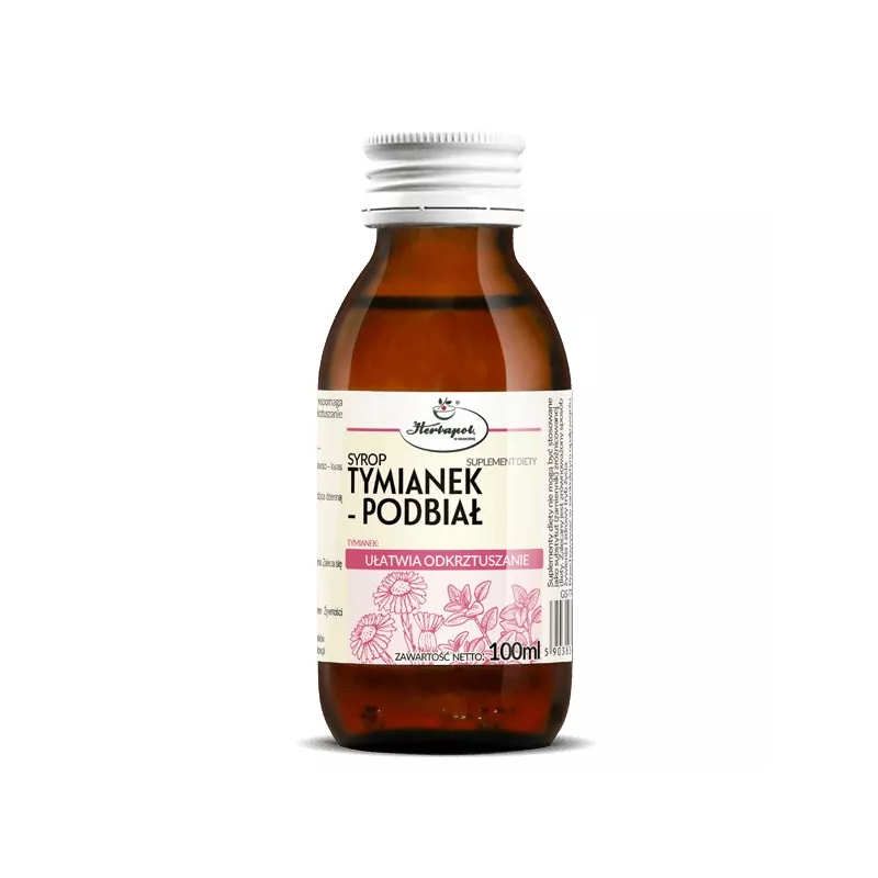 Herbapol Syrop Tymianek Podbiał 100ml