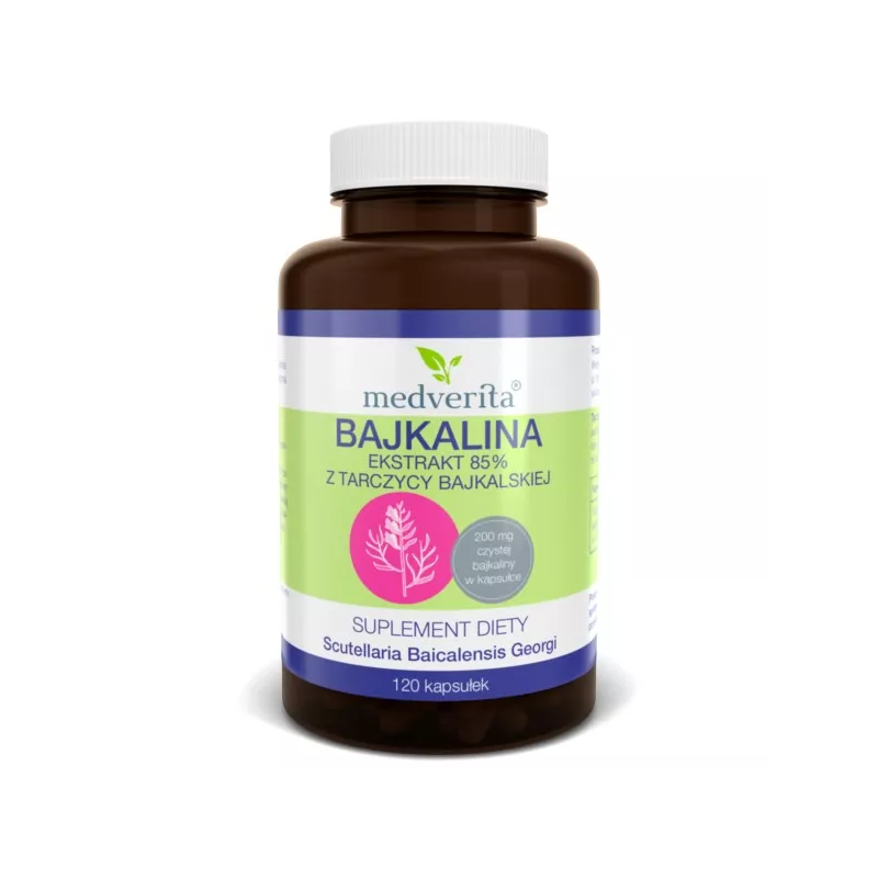 Medverita Bajkalina 85% tarczyca bajkalska 120 kap