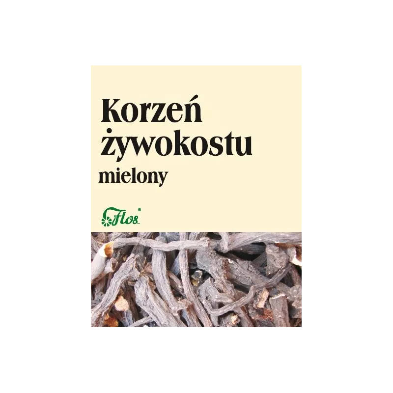 FLOS ŻYWOKOST KORZEN MIELONY 100G