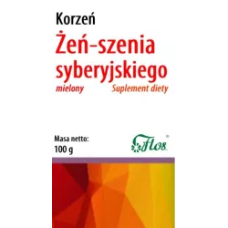 FLOS ŻEŃ SZEŃ SYBERYJSKI KORZEŃ MIELONY 100G