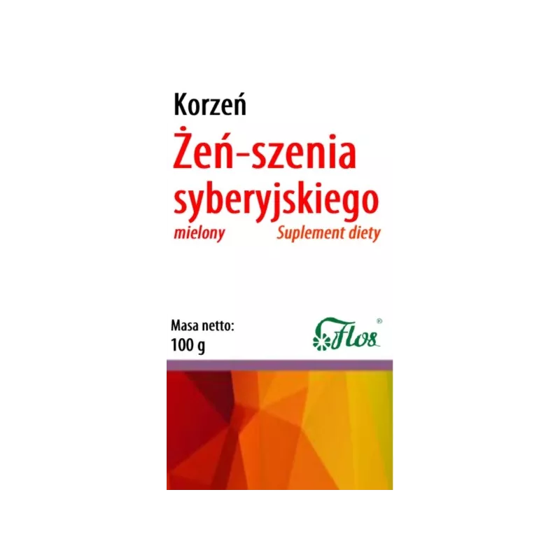 FLOS ŻEŃ SZEŃ SYBERYJSKI KORZEŃ MIELONY 100G