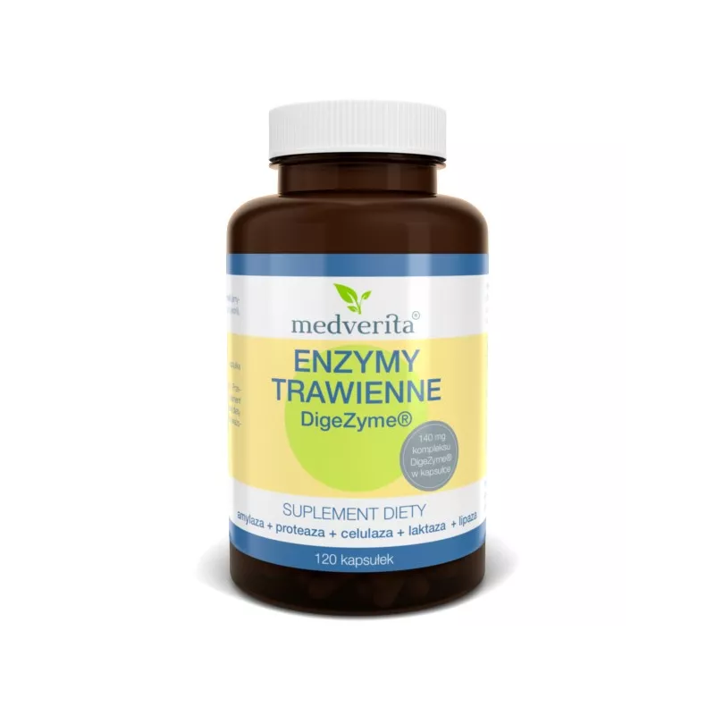 Medverita Enzymy trawienne 120 k Medverita Enzymy trawienne 120 k