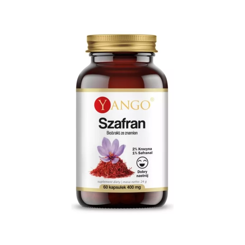 Yango Szafran 400 mg 60 k równowaga emocjonalna Yango Szafran 400 mg 60 k równowaga emocjonalna