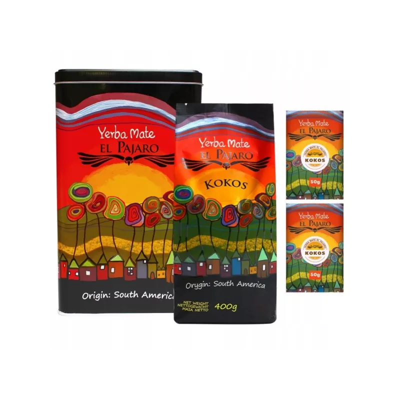 Oranżada Yerbera Puszka Yerba Mate Kokos 500 g Oranżada Yerbera Puszka Yerba Mate Kokos 500 g
