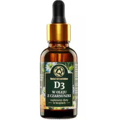 Herbal Monasterium Witamina D3 w oleju z czarnuszk