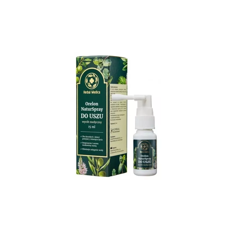 Herbal Medica Orelon NaturSpray DO USZU 15 ml Herbal Medica Orelon NaturSpray DO USZU 15 ml