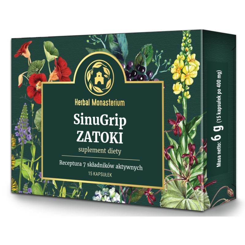 Herbal Monasterium SinuGrip Zatoki 15 k Herbal Monasterium SinuGrip Zatoki 15 k