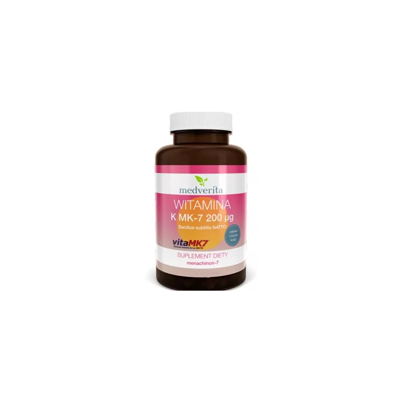 Medverita Witamina K2 MK 7 200 ug 60 k Medverita Witamina K2 MK 7 200 ug 60 k