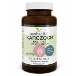 Medverita Karczoch ekstrakt 5% z cynaryny 120 kap Medverita Karczoch ekstrakt 5% z cynaryny 120 kap
