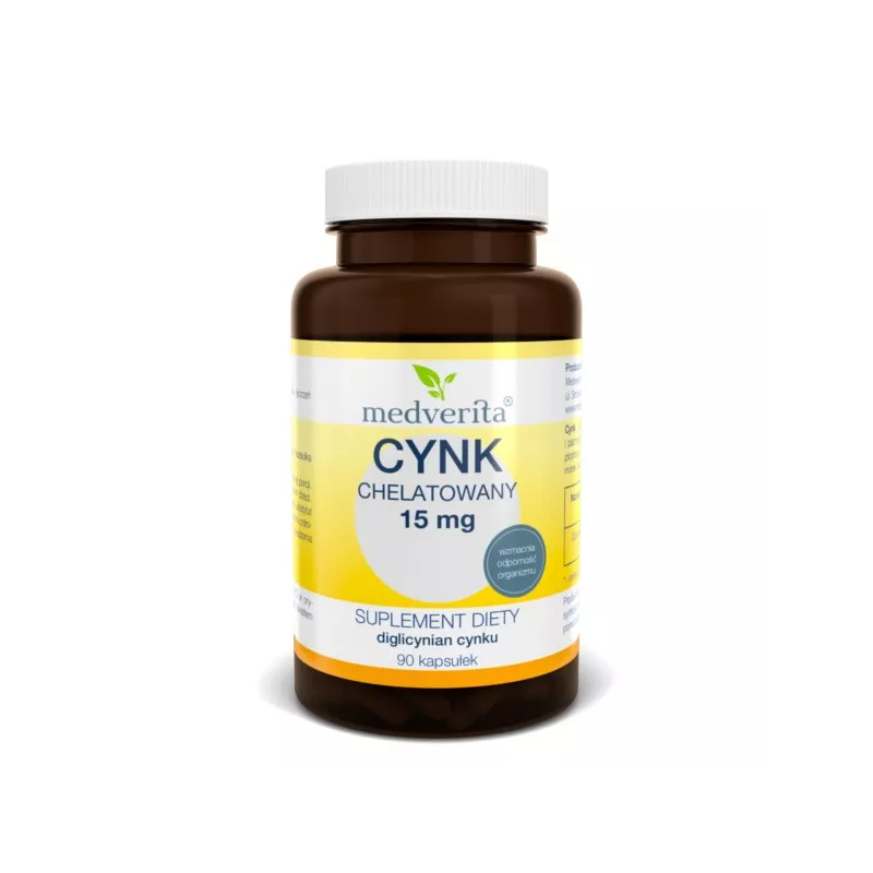 Medverita Cynk chelatowany 15 mg 90 K Medverita Cynk chelatowany 15 mg 90 K