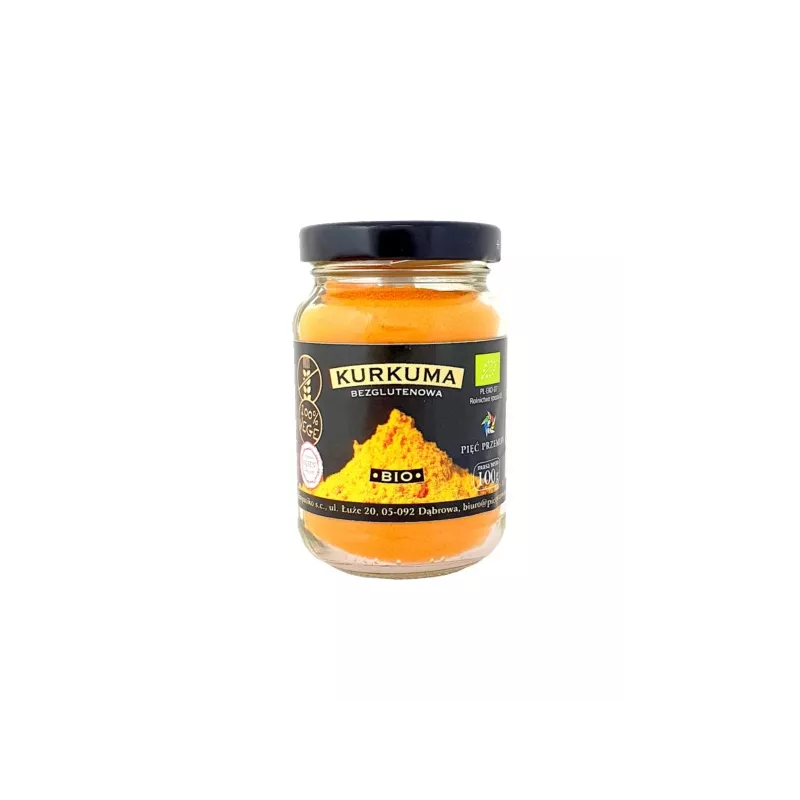 Pięć Przemian Kurkuma BIO 100 g bezglutenowa Pięć Przemian Kurkuma BIO 100 g bezglutenowa
