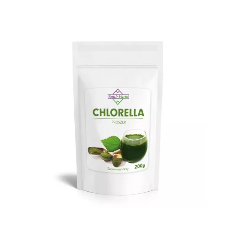 Soul Farm Chlorella proszek 200 g oczyszczanie