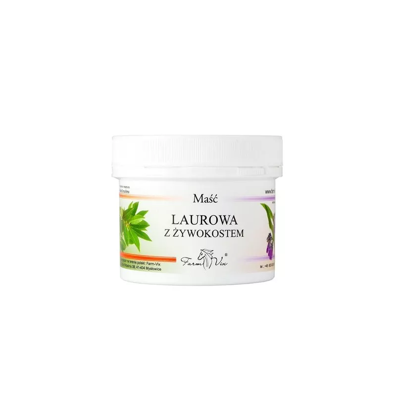 Farm-vix Maść laurowa z żywokostem 150 ml Farm-vix Maść laurowa z żywokostem 150 ml