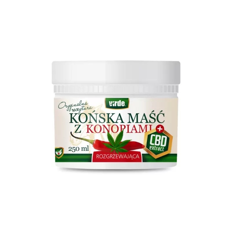 Virde Końska Maść Z Konopiami Rozgrze. CBD 250 M