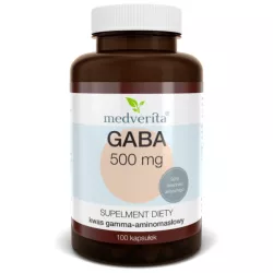 Medverita Gaba 500 mg 100 k obniża kortyzol Medverita Gaba 500 mg 100 k obniża kortyzol