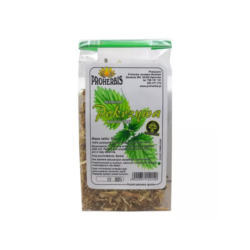 Proherbis Pokrzywa Korzeń cięty 50 g