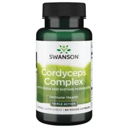 Swanson Cordyceps Complex Z Reishi 60 K