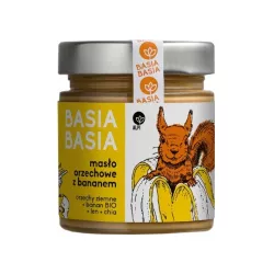Pięć Przemian krem orzechowy z bananem 210g Basia