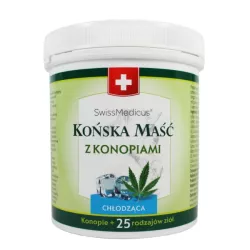 SwissMedicus Końska Maść z konopiami chłodząca 500