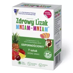 Zdrowy Lizak Mniam Mniam Z Witaminami 7 szt