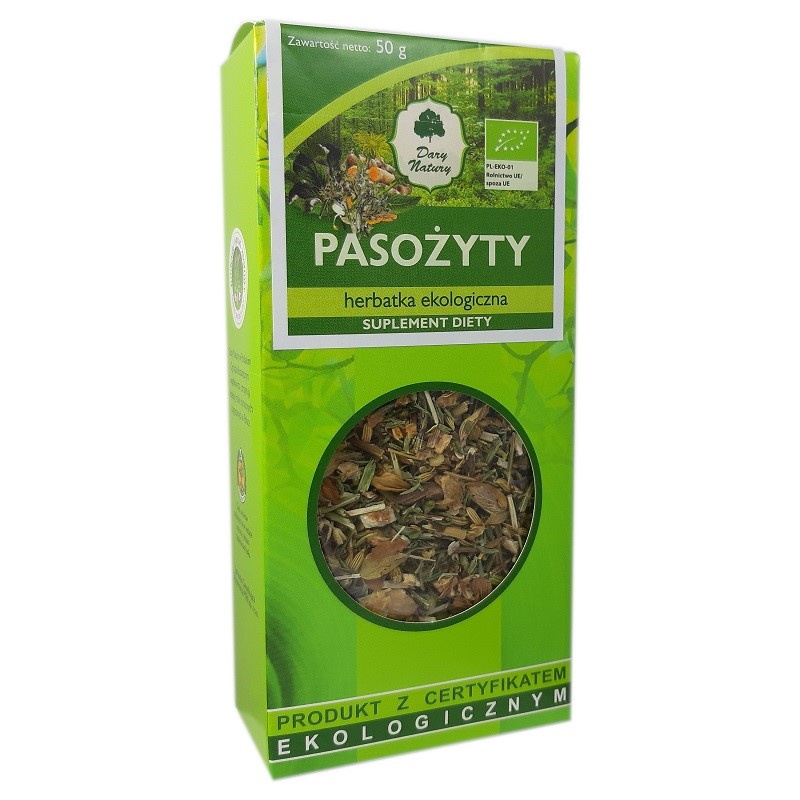 Dary Natury Herbata Pasożyty 50G Dary Natury Herbata Pasożyty 50G