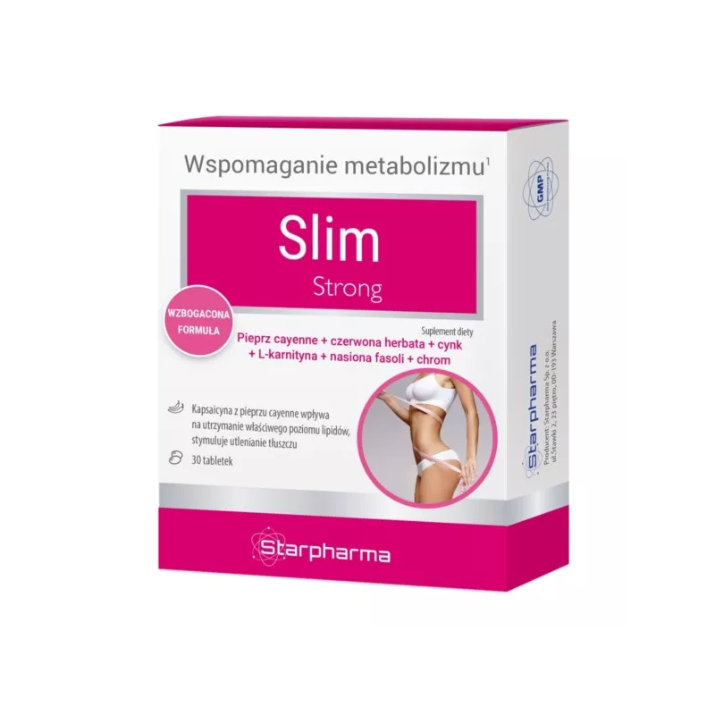 Starpharma Slim Strong 30t wspomaganie metabolizmu Starpharma Slim Strong 30t wspomaganie metabolizmu