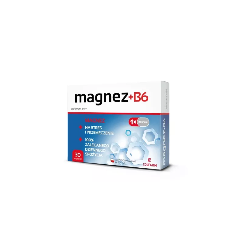 Colfarm Magnez B6 30 k na stres i przemęczenie