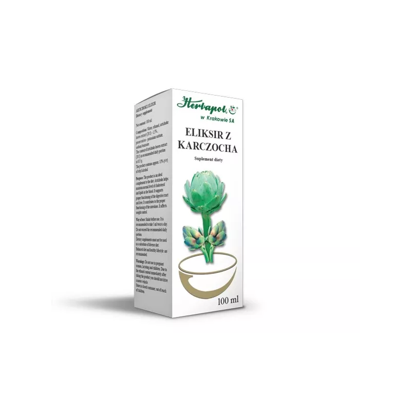 Herbapol Eliksir z Karczocha 100 ml cholesterol