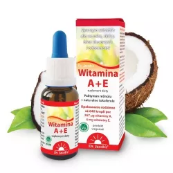 Dr Jacob'S Witamina A+ E 20 ml 640 kropli Dr Jacob'S Witamina A+ E 20 ml 640 kropli