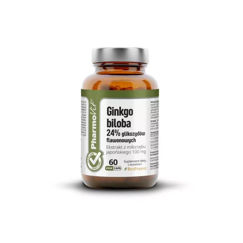 Pharmovit Herballine Ginko biloba 24 % glikozydów