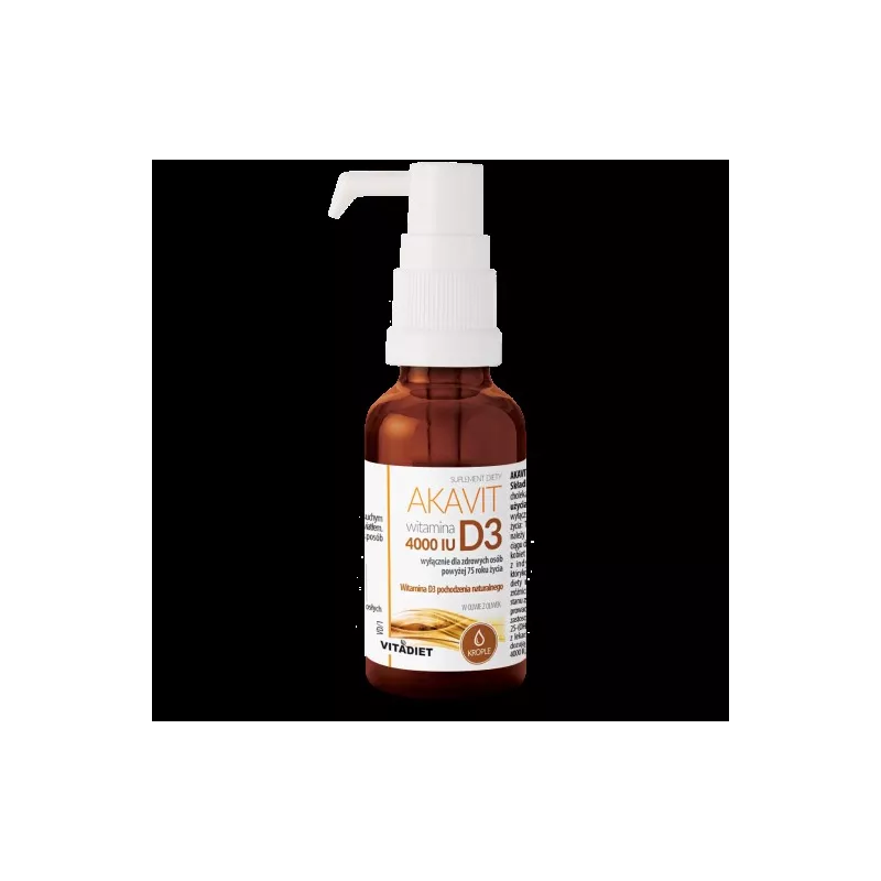 Vitadiet Akavit Witamina D3 4000 Iu 30 Ml