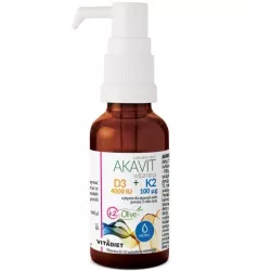 Vitadiet Akavit Witamina D3 4000 Iu +K2 100 Mcg