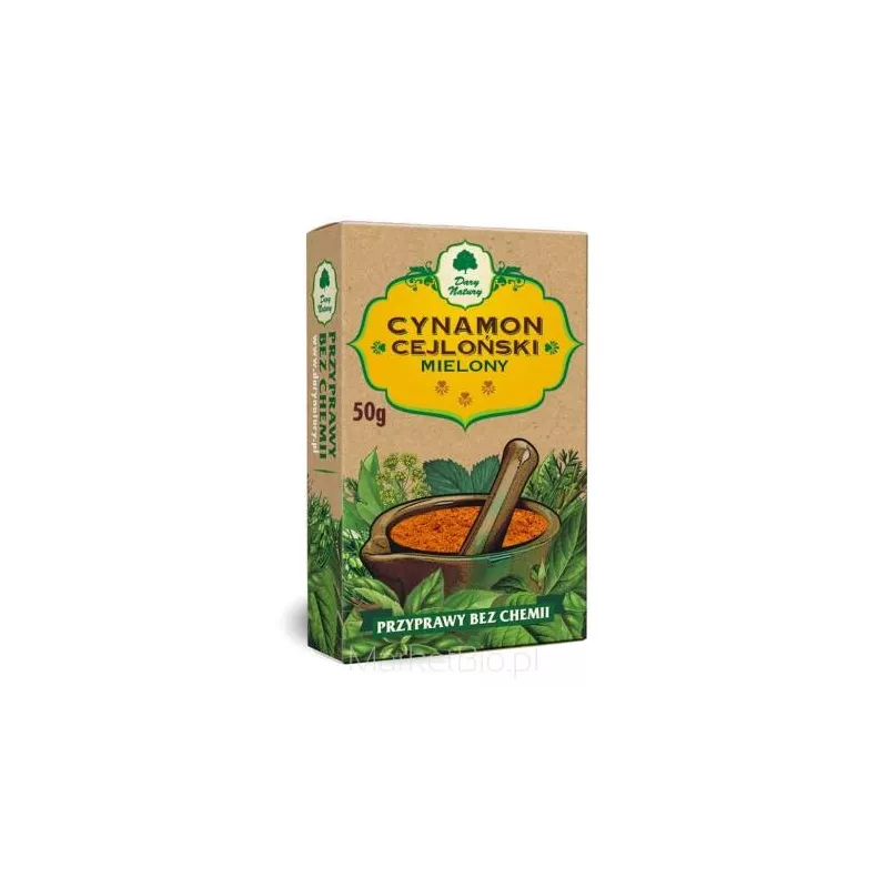Dary Natury Cynamon Cejloński Mielony 50 G Dary Natury Cynamon Cejloński Mielony 50 G