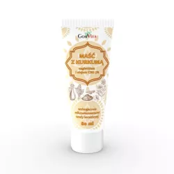 Gorvita Maść z Kurkumą nagietkiem olejem CBD 80ml Gorvita Maść z Kurkumą nagietkiem olejem CBD 80ml