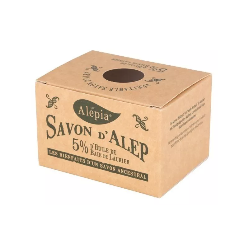 Alepia Mydło 5% Laurowe 190G Działa Antyseptycznie