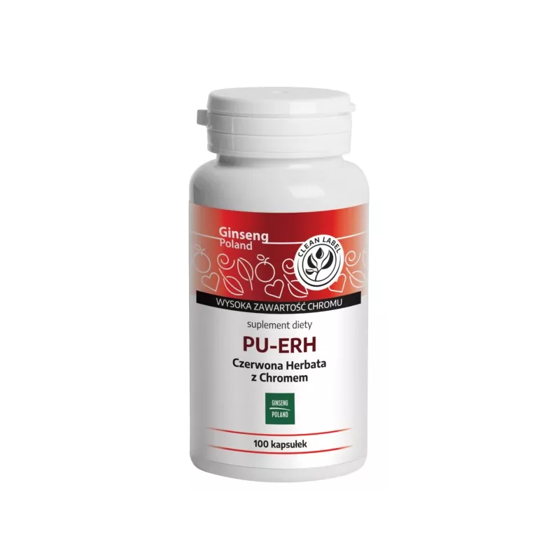 Ginseng Poland Pu-Erh Czerwona Herbata z Chromem