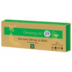 Ginseng Poland Ginseng 500 Żeńszeń & Miód 10X10