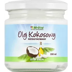 MYVITA OLEJ KOKOSOWY NIERAFINOWANY 200ML