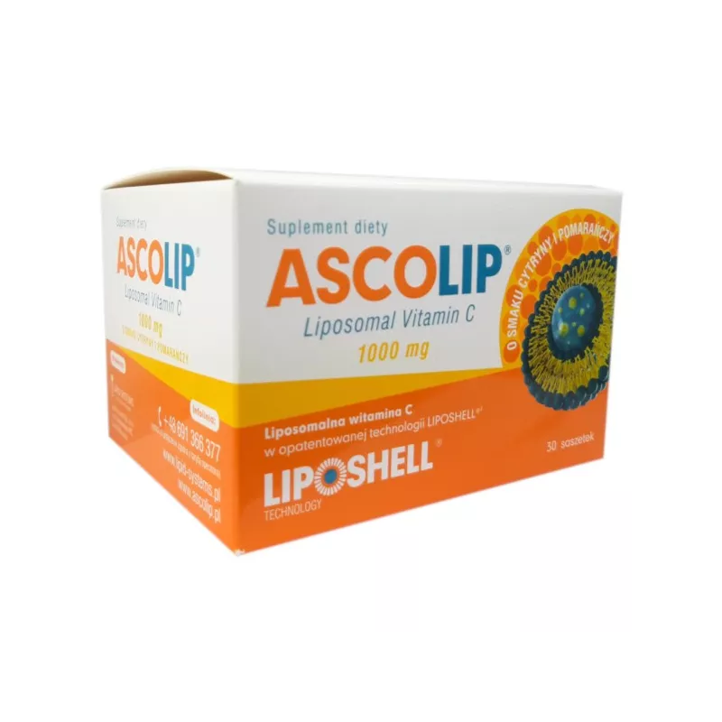 Genexo Ascolip Liposomal Vitamin C smak cytryny