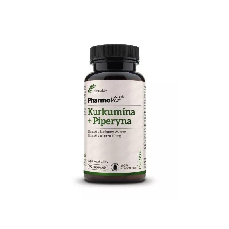 Pharmovit Kurkumina Piperyna ekstrakt 90 kapsułek