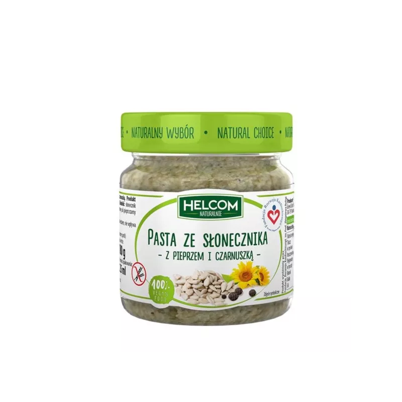 Helcom Pasta ze słonecznika i czarnuszką  180 g