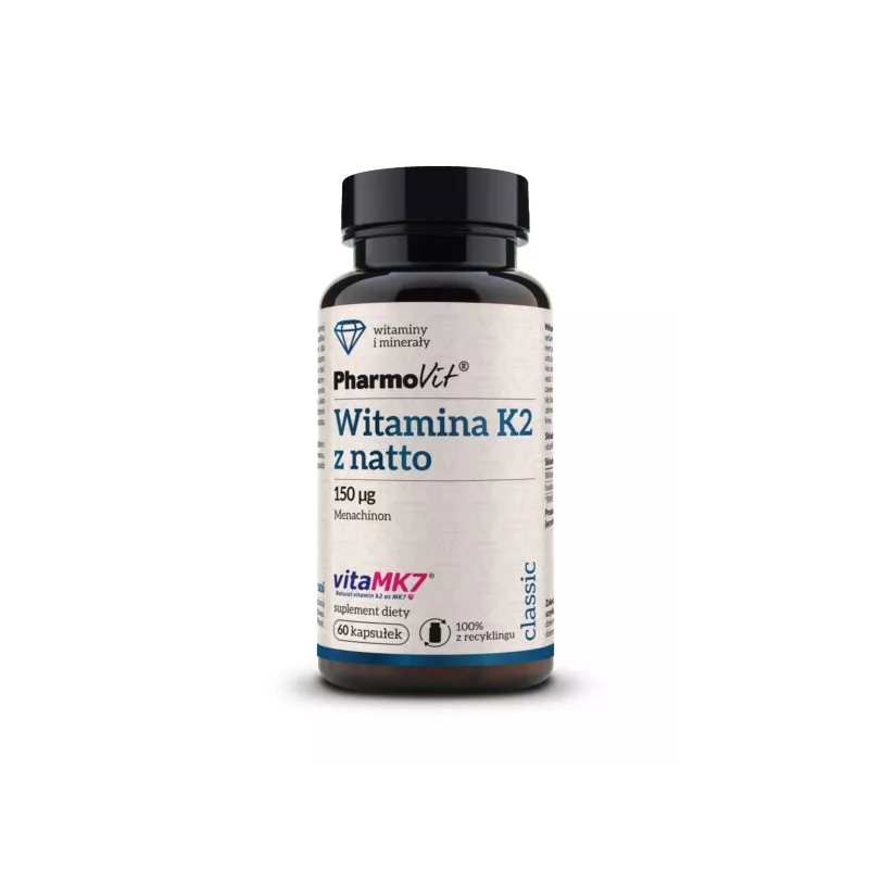 Pharmovit Witamina Witamina K2 z natto 60 k Pharmovit Witamina Witamina K2 z natto 60 k