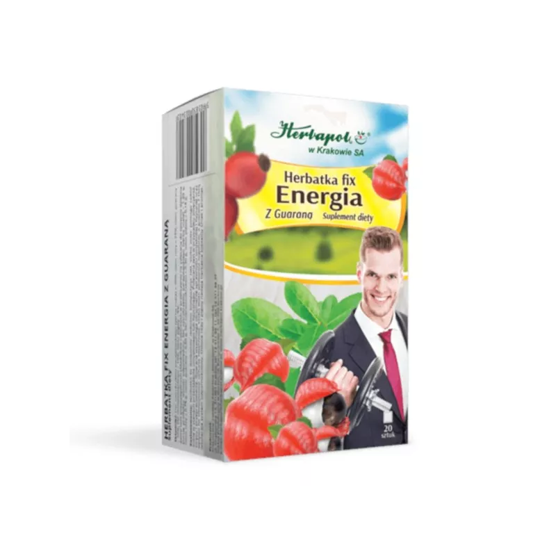 Herbapol Herbatka Fix Energia z Guaraną 20 sasz Herbapol Herbatka Fix Energia z Guaraną 20 sasz