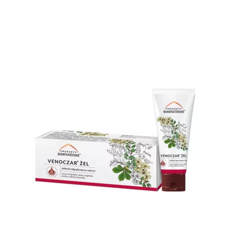 Venoczar Żel naturalna ulga dla nóg 75g Venoczar Żel naturalna ulga dla nóg 75g