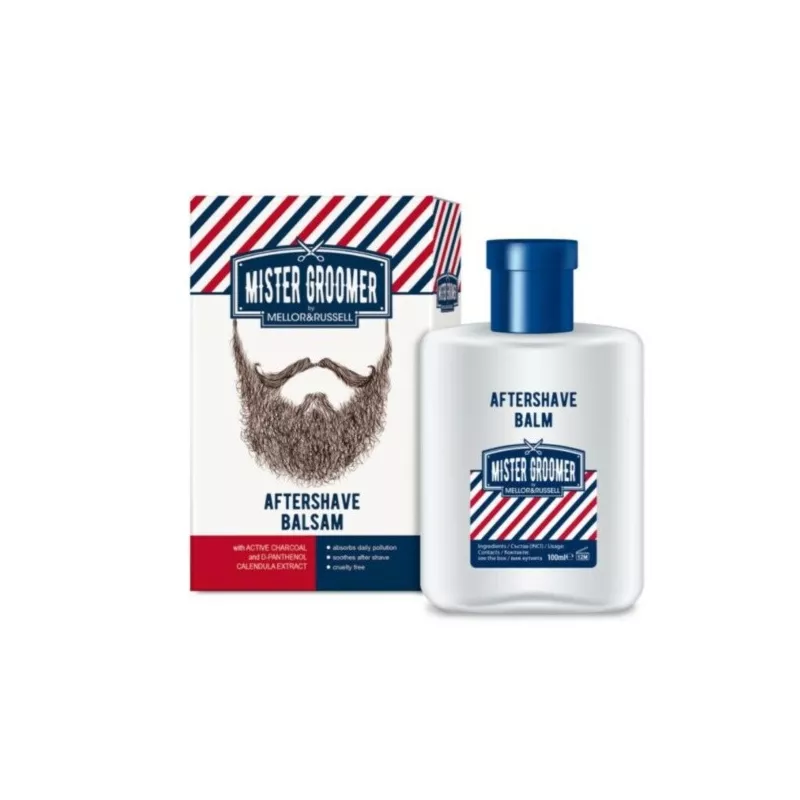 Mister Groomer Balsam po goleniu  z węglem 100 ml