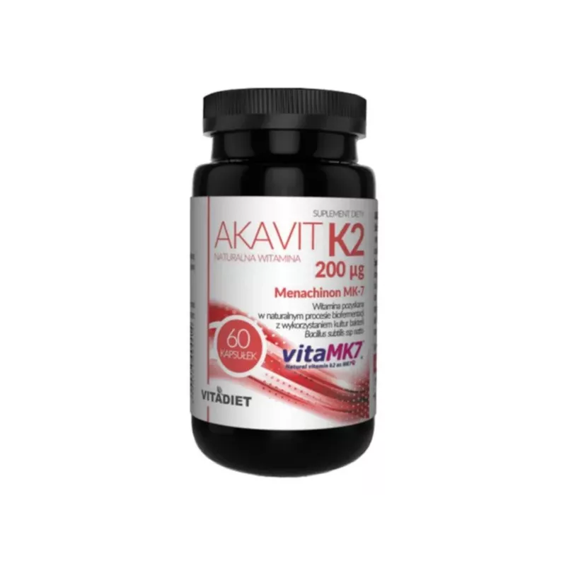 Vitadiet Akavit Witamina K2 200 Iu 60K Vitadiet Akavit Witamina K2 200 Iu 60K