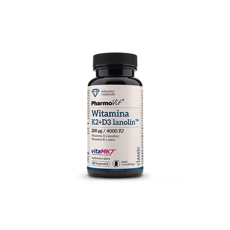 Pharmovit Witamina K2 MK7+ D3 4000 60 kap