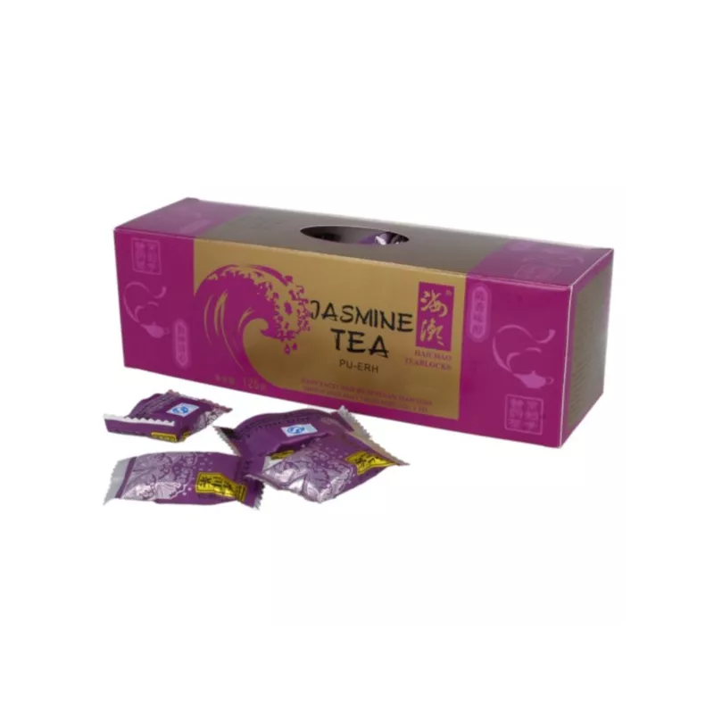 Meridian Herbata Pu-Erh Czerwona W Kostkach jaśmin Meridian Herbata Pu-Erh Czerwona W Kostkach jaśmin